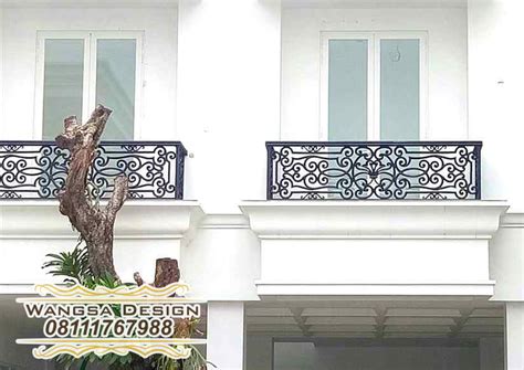 Harga Railing Balkon Besi Tempa Klasik Per Meter Mewah Modern